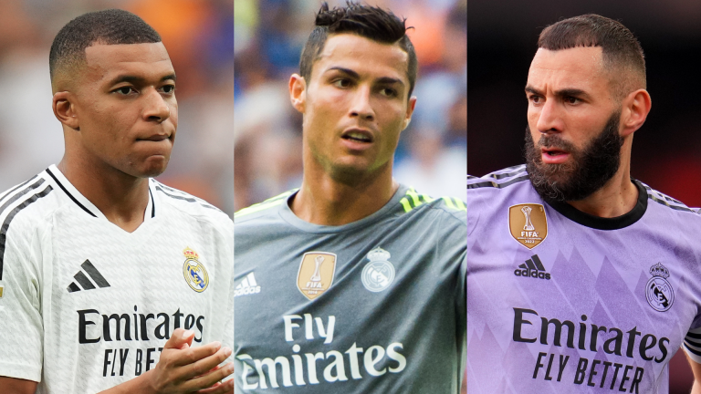 Cristiano Ronaldo chooses between Kylian Mbappe & Karim Benzema and picks Man Utd legend ahead of SIX former Real Madrid team-mates in 'better player' challenge