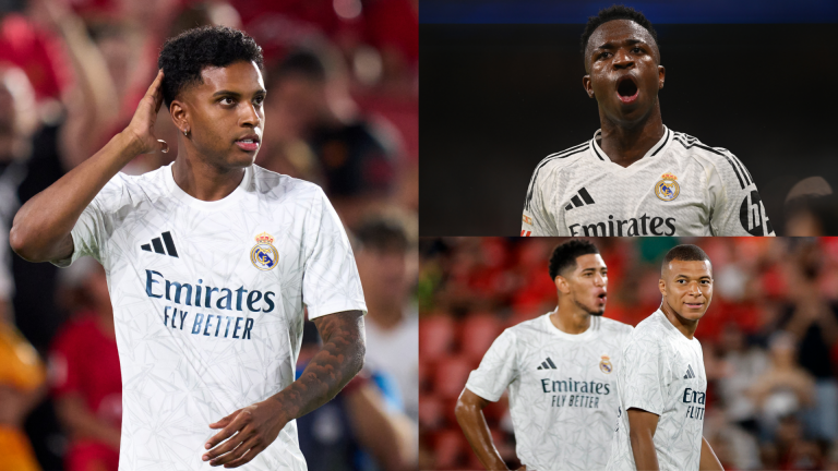 Carlo Ancelotti admits Rodrygo could get jealous as Kylian Mbappe, Vinicius Junior & Jude Bellingham overshadow Brazil star at Real Madrid