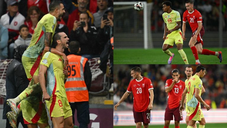 Lamine Yamal works his magic & Fabian Ruiz nets brace as 10-man Spain romp to 4-1 win over Switzerland despite moment of madness from Robin Le Normand