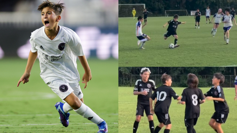 VIDEO: Lionel Messi's son Thiago scores brilliant long-range goal to help Inter Miami U13s secure thumping 10-1 victory in season opener