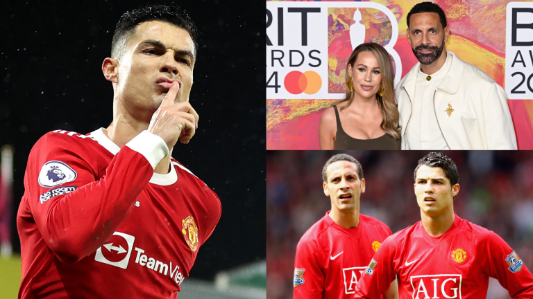 'My wife wanted to kill me!' – Rio Ferdinand reveals how Cristiano Ronaldo woke him up at 1am asking about Man Utd – leaving ex-TOWIE star Kate furious