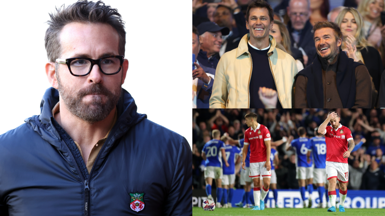 'Our heads were scrambled' – Wrexham left key player in Birmingham by mistake after 'Hollywood derby' that saw Tom Brady get bragging rights over Ryan Reynolds & Rob McElhenney