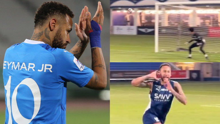 VIDEO: Neymar looks lethal after 11-month injury nightmare! Brazil superstar pings shots into the top corner as Al-Hilal forward continues ‘gearing up’ for return to action