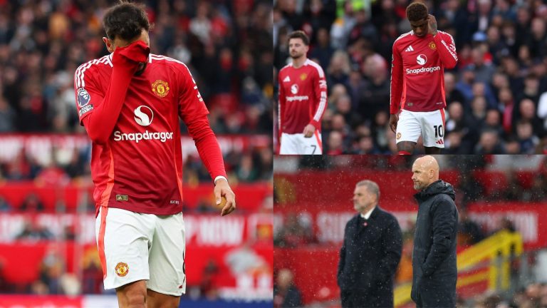 Man Utd player ratings vs Tottenham: Bruno Fernandes madness leaves Erik ten Hag on the brink as Marcus Rashford goes missing in chastening defeat to Ange Postecoglou's superior Spurs