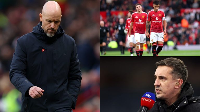 Gary Neville calls Man Utd an 'absolute disgrace' after 'shocking' Tottenham loss as he calls for players to hold meeting WITHOUT Erik ten Hag