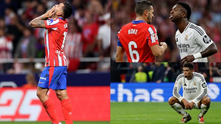 Real Madrid player ratings vs Atletico Madrid: Angel Correa STUNS Jude Bellingham & Co with last-gasp equaliser after crowd trouble almost ruins derby clash