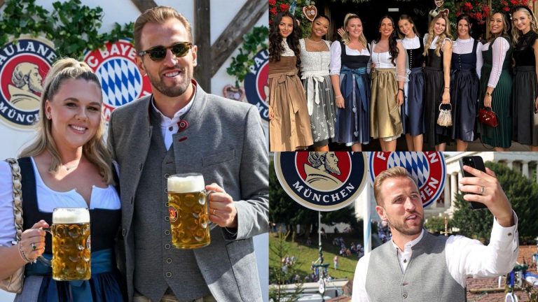 Harry Kane's wife Kate loving life in Munich as she posts special 'so at home' message & poses with other Bayern players' WAGs – including Alphonso Davies' girlfriend Sheyenne Jen & Eric Dier's partner Anna Modler