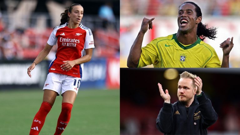 Arsenal summer signing Rosa Kafaji makes surprise Ronaldinho revelation – prompting 'proper baller' praise from Jonas Eidevall