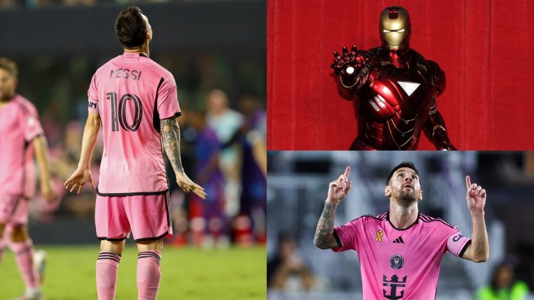 Lionel Messi hits Marvel-inspired celebration after scoring in Inter Miami's disappointing MLS draw with Charlotte FC