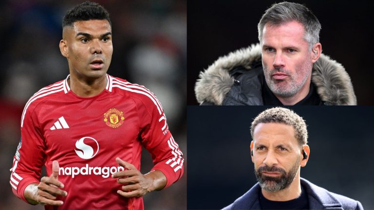 'That's highly disrespectful' – Jamie Carragher slammed for telling Casemiro to 'leave football' as Rio Ferdinand defends Man Utd midfielder after abysmal Liverpool display