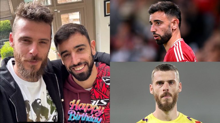 'Miss you' – David de Gea sends birthday message to Man Utd captain Bruno Fernandes as goalkeeper settles in at Fiorentina