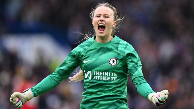 Lionesses goalkeeper Hannah Hampton opens up on stunning save which earned Chelsea three points in WSL opener as Blues No.1 looks to keep England place ahead of Mary Earps