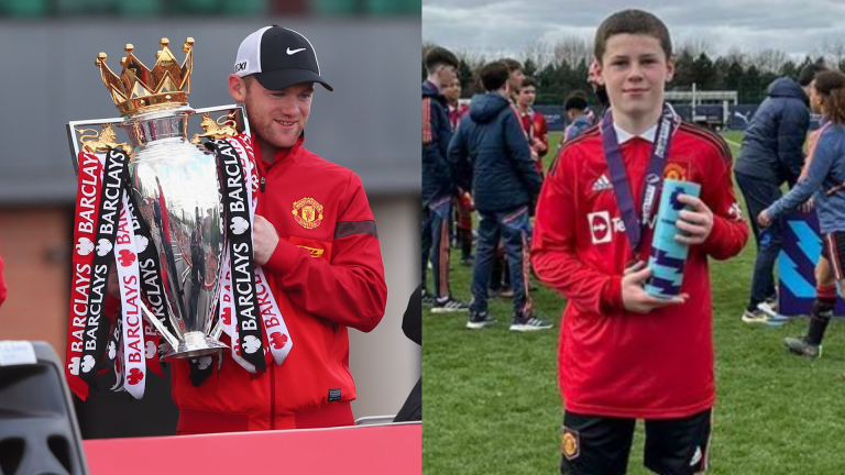 How Kai Rooney responds to ‘are you as good as your dad?’ questions – with son of Man Utd & England legend Wayne treading his own path with Red Devils