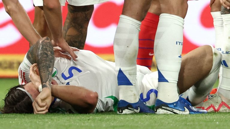 Riccardo Calafiori injury: Italy boss Luciano Spalletti provides update after Arsenal star's freak clash against France