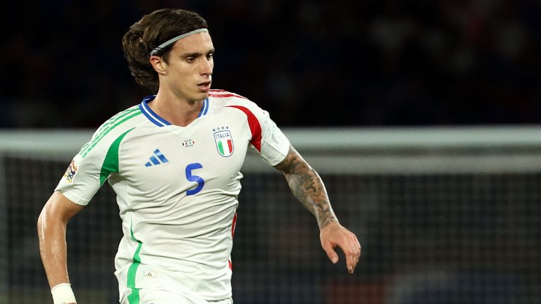 Riccardo Calafiori leaves Italy camp after freak injury against France with £42m defender set to be assessed by Arsenal medical team