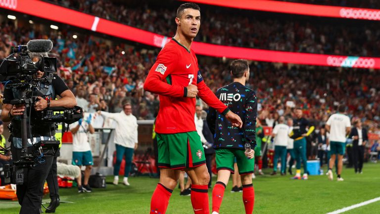 Cristiano Ronaldo told he's 'on his way to 1000' career goals as Bruno Fernandes hails Portugal captain for proving his 'influence' from the bench with stunning winner against Scotland