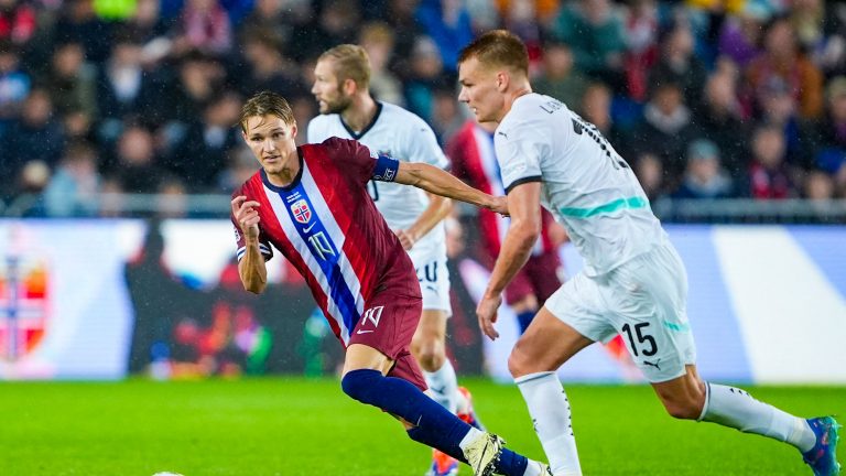 A brutal blow for Arsenal! Martin Odegaard limps off in tears in Norway clash sparking fears he could miss derby match against Tottenham