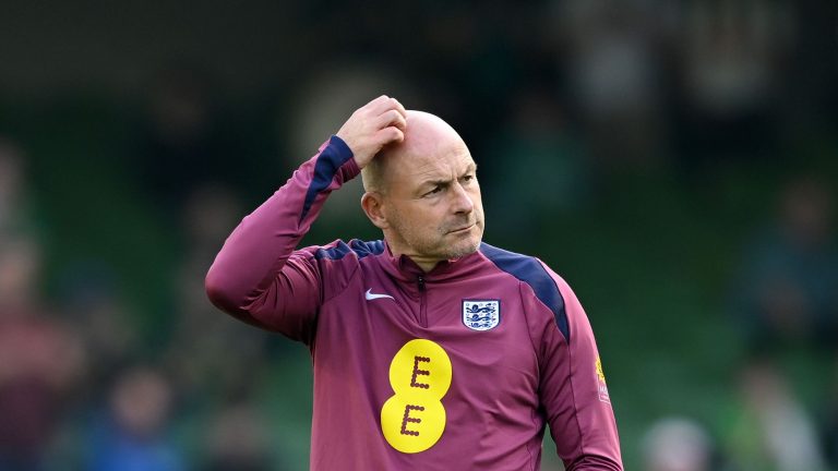 VIDEO: Lee Carsley makes embarrassing mistake as new England boss heads for wrong bench ahead of Ireland clash