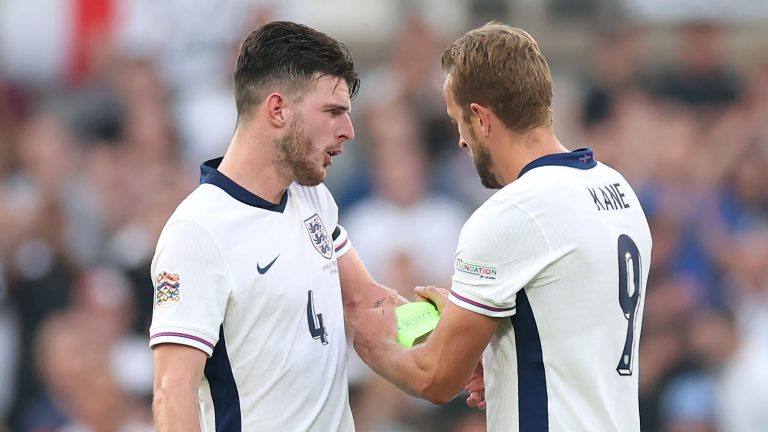 Declan Rice explains muted celebrations and reveals why he refused to accept armband from Harry Kane during England's win over Ireland