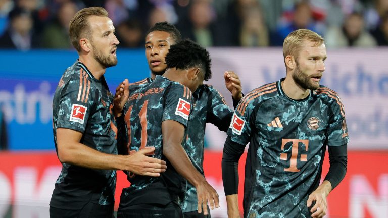 Brutal from Bayern! Brilliant Bavarians put six past Holsten Kiel as magic Jamal Musiala and hat-trick hero Harry Kane show no mercy