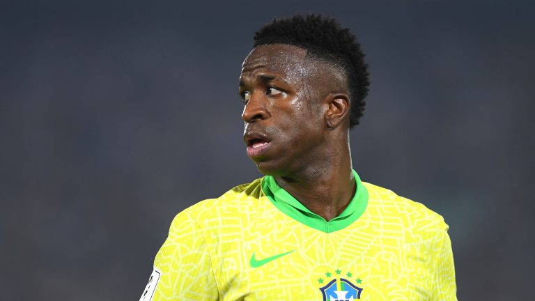 Vinicius Junior insists Brazil duty is 'completely different' to playing for Real Madrid as he apologises to fans after damaging World Cup qualifying loss to Paraguay