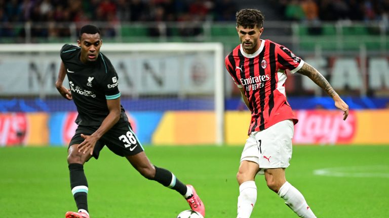 Christian Pulisic scores, but USMNT star can't save Milan in Champions League loss to Liverpool