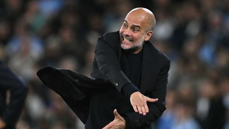 Man City boss Pep Guardiola fires threat to referees after controversial Arsenal equaliser in thrilling draw