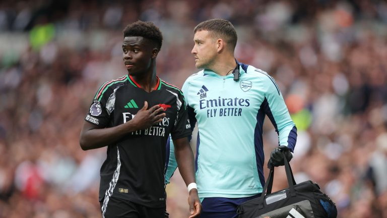 Huge Bukayo Saka concern for Arsenal as Mikel Arteta admits he 'doesn't know' why star winger could not complete north London derby against Tottenham