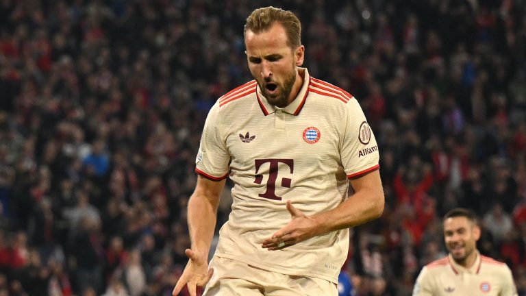 Another record for Harry Kane! Striker matches Wayne Rooney's impressive Champions League landmark as he bags 50th goal for Bayern Munich