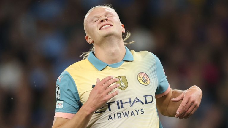 One shot & 14 touches! Why Erling Haaland failed to break Cristiano Ronaldo goal record on quiet Champions League night for Man City striker against Inter