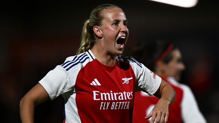 Lionesses star Beth Mead reacts to Arsenal qualifying for Women's Champions League group stages following comeback win over BK Hacken