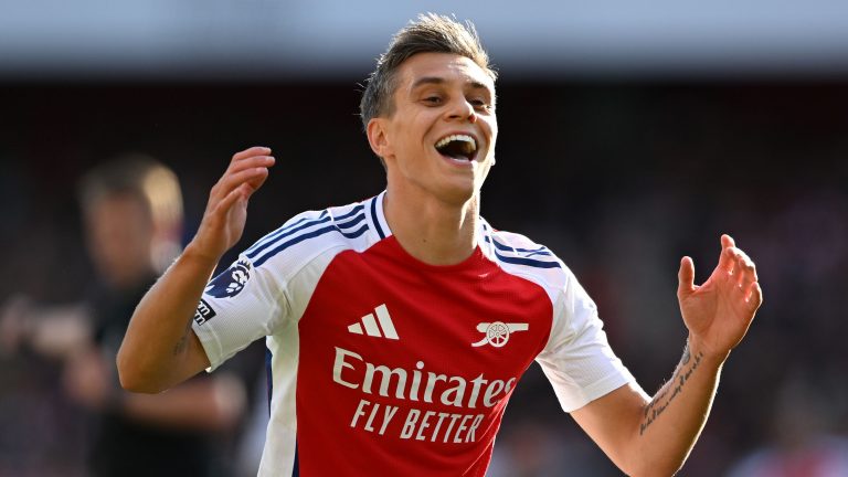 Arsenal forward Leandro Trossard admits Gunners needed 'luck' to beat Premier League strugglers Leicester following last-gasp victory