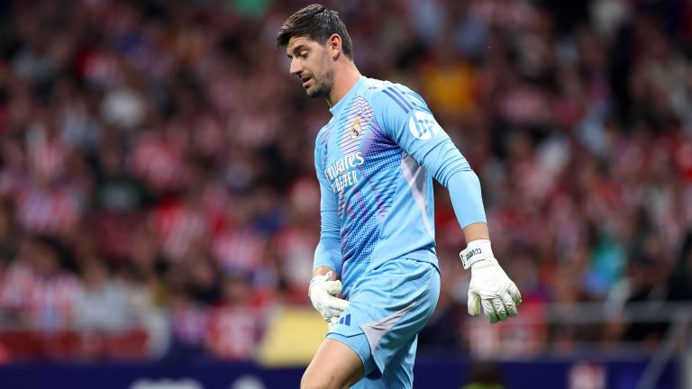 Thibaut Courtois injured again! Real Madrid stopper sidelined after taking centre stage in fraught derby draw with Atletico