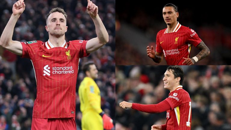 Liverpool player ratings vs West Ham: Diogo Jota and Cody Gakpo both bag braces but Darwin Nunez blanks in battle for starting spots in Arne Slot's fearsome forward line