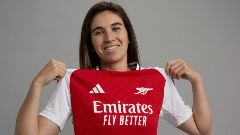 VIDEO: Arsenal signing Mariona Caldentey blown away by new chant as Gunners fans serenaded ex-Barcelona star following massive Champions League win