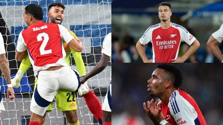 Arsenal player ratings vs Atalanta: David Raya, you cannot be serious?! Gunners goalkeeper produces more heroics to earn Champions League point as Gabriel Martinelli and Gabriel Jesus misfire