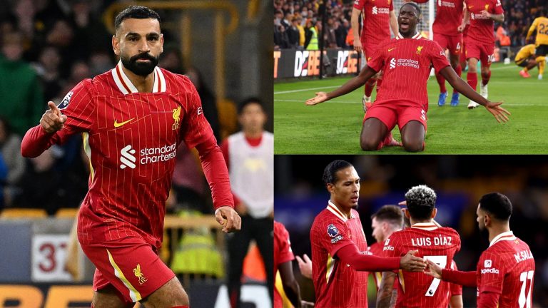 Liverpool player ratings vs Wolves: Mohamed Salah sends Reds top of the Premier League despite disappointing display as goal-scorer Ibrahima Konate also endures mixed evening