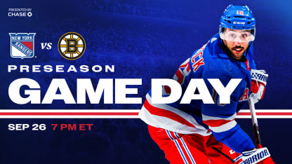 Pregame Notes: Rangers vs. Bruins