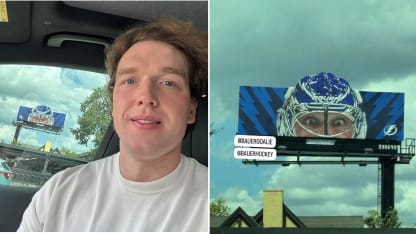 Vasilevskiy posts hilarious selfie with new billboard in Tampa