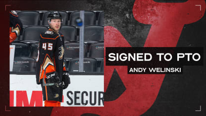 Welinski Signs PTO with Devils | RELEASE