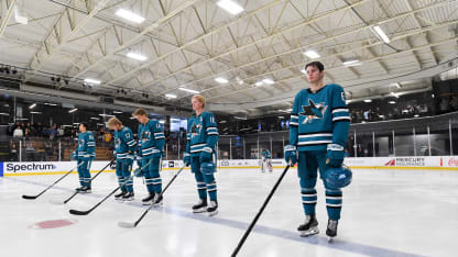 Sharks complete perfect Rookie Faceoff with 6-3 win over Avalanche