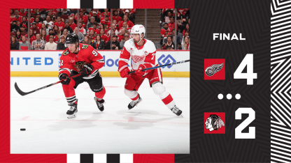 RECAP: Blackhawks Drop Preseason Opener to Red Wings, 4-2