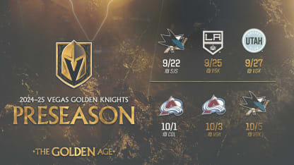 VGK Announce Preseason Broadcast Schedule