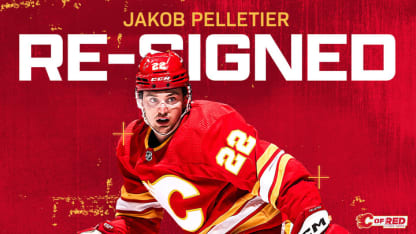 Flames Re-Sign Jakob Pelletier