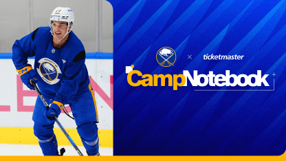 Day 7 Notebook | Sabres take the ice for practice in Munich