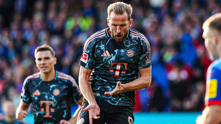 'One for the collection' – Harry Kane shows off another matchball signed by Bayern team-mates after striker's latest hat-trick