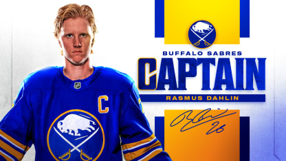 Sabres name Rasmus Dahlin captain 