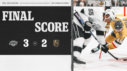 9/25 FINAL – Kings 3, Golden Knights 2