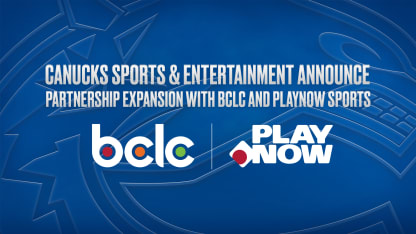 Canucks Expand Partnership with BCLC and PlayNow Sports