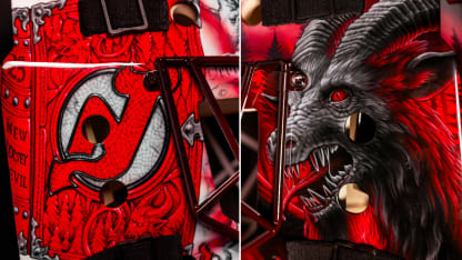 Markstrom's new mask features rendering of terrifying Jersey Devil